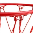 thumbnail image 4 of Anillo de aro de baloncesto montado en la pared de tamaño profesional de 32 cm Goal Net Rim Dunk Shooting,11 Feliz Sencillez, 4 of 4