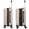 thumbnail image 4 of SuperDeal 22 Inch Spinner Carry On Luggage Hardside Suitcase Expandable Travel Bag with Wheels, Champagne, 4 of 11