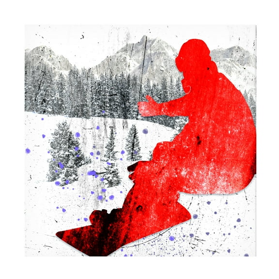 LightBoxJournal 'Extreme Snowboarder 06' Canvas Art
