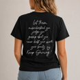 thumbnail image 5 of Women’s Let Them Graphic T-Shirt, Short Sleeve Crewneck Inspirational Tee, 5 of 9