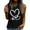 Black, variant on Inverlee 4th of July Tank Tops for Women Summer Patriotic Stars and Stripes Graphic Tshirts Elegant Sleeveless Tees Stylish Round Neck Blouses Tops Plus size Blouses for Women