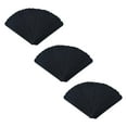 thumbnail image 2 of 60 piezas de inserciones para sombreros, inserciones para sombreros, bandas para el sudor, pegatinas desechables que absorben la humedad, inserciones negro, 2 of 8