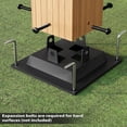 thumbnail image 3 of Studyset Outdoor Pergola, Heavy-Duty Aluminum Patio Pergolas and Gazebos Clearance with Retractable Canopy Sun Shade, UV-Resistant Metal Pergola for Existing Deck, Backyard Garden Porch, 3 of 8