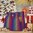 thumbnail image 6 of Honeii Leopard Neon Rainbow Gradient Print Small Burlap Bags,Christmas Drawstring Treat Bags Gift Bags Reusable Candy Goodie Wrapping Bags for Holiday Party Favors Supplies -Medium, 6 of 9