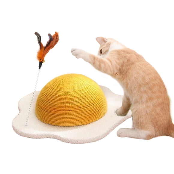 Pelota rascadora BATTIPAW para gatos de sisal natural 22 x 18 x 16 cm