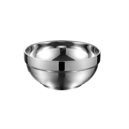 

Double Layer Insulation Stainless Steel Bowls Salad Bowl Deep Dish Tableware
