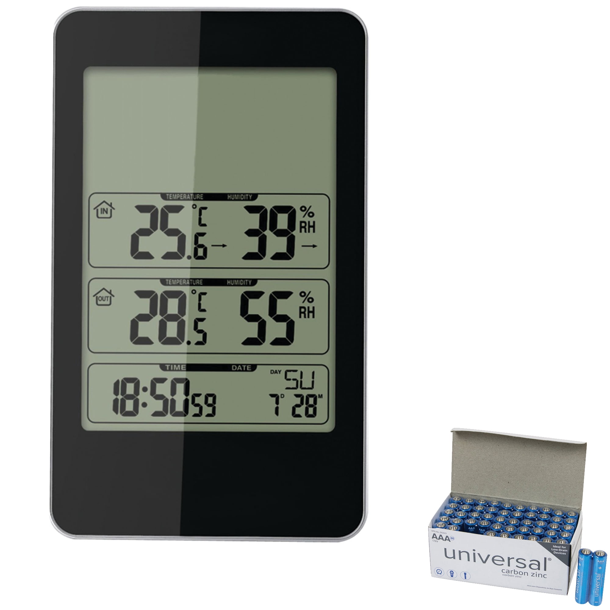 TAYLOR 1733 Wireless In//Out Thermometer w//Barometer