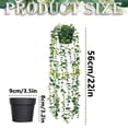 thumbnail image 3 of Clearance Artificial Hanging Vine Plant with Pot, Potted Trailing Greenery for Home Wall Room Indoor Decoration(G), 3 of 4