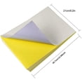 thumbnail image 2 of czcpp-16 Sheet 8x12 Inch Double Sided Sticky Sheets White Self Adhesive Tape (0.2mm) Sandwich Layer with Double Side Tape for Gift Wrapping Paper Craft Handmade Card Craft Wrapping Paper (12x8), 2 of 4