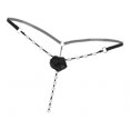 thumbnail image 4 of Perlas femeninas Flor G-String Sólido Cintura baja Masaje Bragas Clubwear flor negra Colcomx G String Thong Bragas, 4 of 8