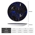 thumbnail image 2 of Honeii Physical Formulas Print Elegant Bone China Decorative Plate, Porcelain Plate,Art Crafts,Ceramic Ornaments for Home Office Wall Decor-6in, 2 of 5