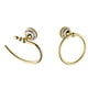 thumbnail image 2 of Toystoory Anillo de toalla de baño de estilo vintage de primera calidad dorado, duradero y confiable, fácil de instalar, aleación de zinc Accesorios de baño B, 2 of 6