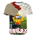 thumbnail image 1 of T-shirt à Manches Courtes Imprimé ROBLOX Col Rond, T-shirt Anime pour Adolescents, Manches Courtes Confortables et Décontractées pour Garçons et Filles-Semaine, 1 of 3