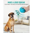 thumbnail image 4 of Dog balls,Heavy Duty Squeaky Dog Ball for Medium Large Dogs,Spikey Dog Ball Toys for Clean Teeth and Training Large Dog Toys for Aggressive Chewers,Purple 2.56", 4 of 6