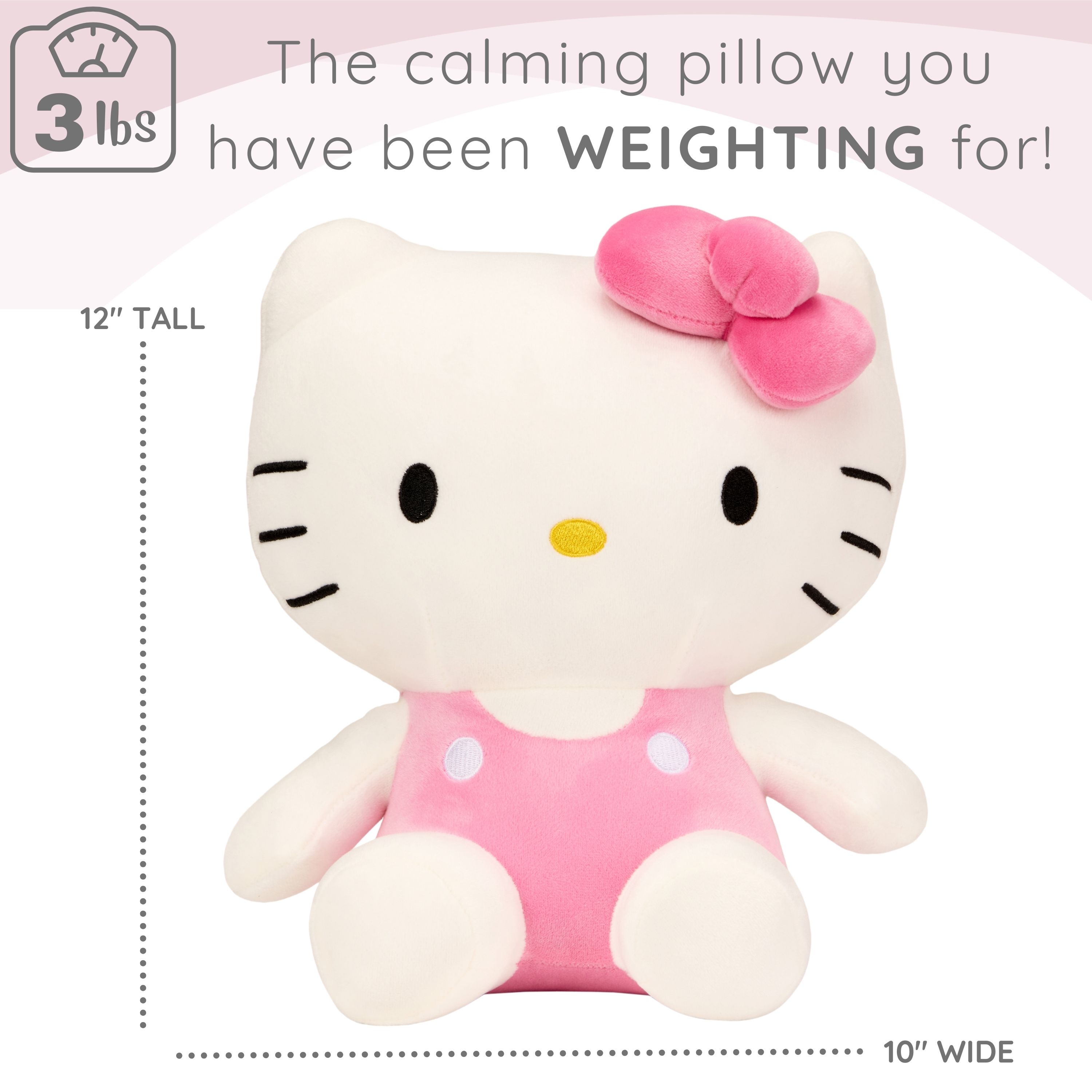 Hello Kitty Weighted Pillow Buddy, 3 lb Plush photo 5