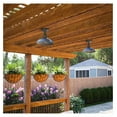thumbnail image 5 of 14" Semi Flush Mount Ceiling Light Fixture in Blue Finish, Stylish Metal Fixture for Indoor and Outdoor Spaces, Rust and Waterproof, 5 of 5