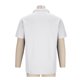 thumbnail image 3 of Playera Elvqul de Hombre Casual Stretch Algodón Manga Corta de Color Sólido Blanco con Solapa Abotonada, 3 of 8