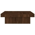 thumbnail image 4 of vidaXL Coffee Table Brown Oak 90x90x28 cm Engineered Wood, 4 of 5