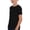 Black, variant on Boys Athletic T-Shirts Kids Quick Dry Short Sleeve Basketball Tops Summer Sport Tennis Tees Activewear 3-12 Years