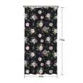 thumbnail image 4 of Pioneer Flower Floral Print Pattern Shower Curtain 36”x72", Bathroom Decorative Shower Curtain Set with 12 Hooks, Waterproof Washable, 4 of 5