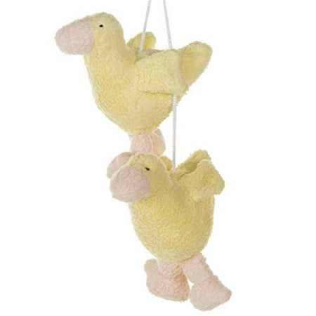 2 Pack Of Yellow Duck Crib Mobile Attachments Hanging Plush