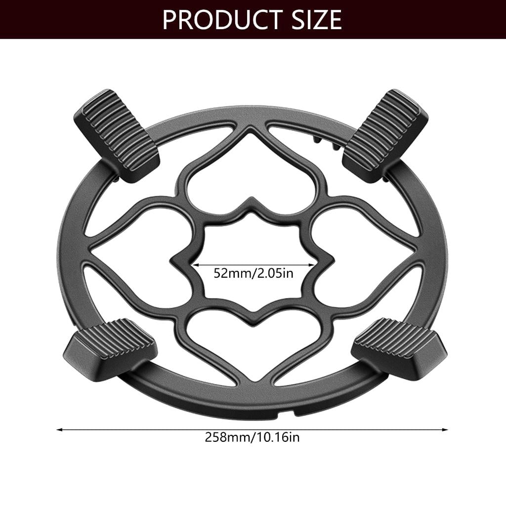 Heat Resistant Grate Cast Iron Heavy Duty Heatproof Bracket For Cooking Pans And Coffee Pots Kitchen Accessories