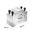 thumbnail image 7 of BAOSITY Spindle Motor Mount Bracket Aluminum Alloy Easy Installation Spindle Motor Base Holder for Router CNC Machine Milling Machine 58mm, 7 of 7