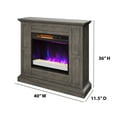 thumbnail image 5 of duraflame® Wall Mantel Electric Fireplace, Weathered Gray, 5 of 11