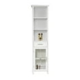 thumbnail image 6 of Teamson Home Delaney Mixed Storage Linen Tower, White, 6 of 10