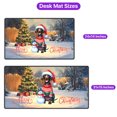 thumbnail image 5 of Merry Christmas Woofmas Xmas Noel German Shorthaired Pointer Santa Snowman Desk Mat Full Keyboard Mouse Pad GSP Lover Dog Gift Large Mousepad - 13016, 5 of 5