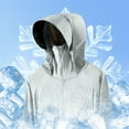 thumbnail image 6 of YUGYXL Women's Sun Protective Jacket Full Zip UPF 50+ UV Sun Protection Clothing Lightweight Long Sleeve Hoodie Sun Shirt XL Gray, 6 of 7