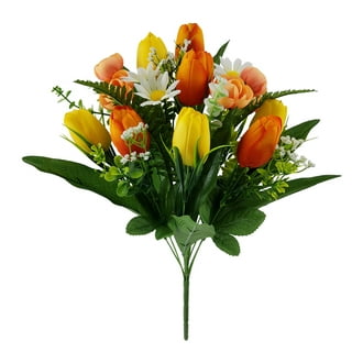 Yellow And Orange Tulips
