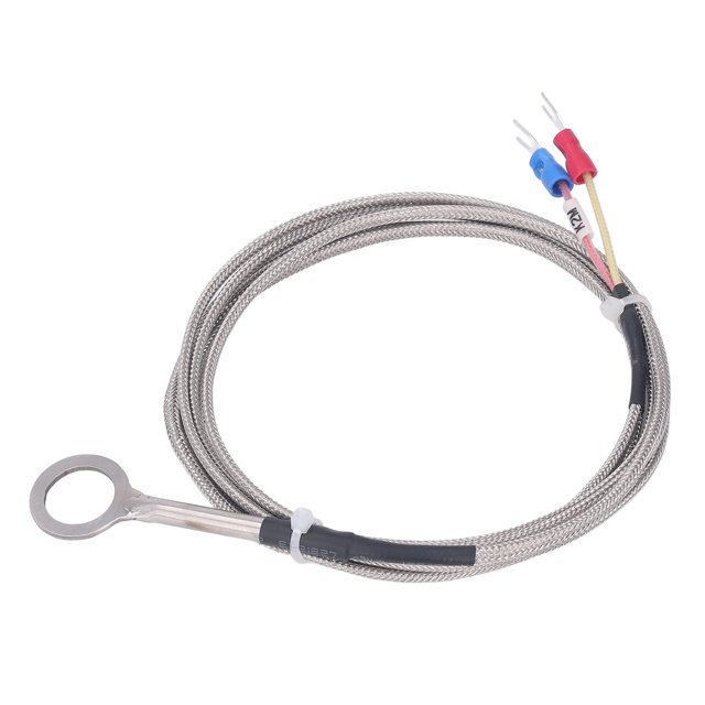 Thermocouple Probe, K Type Thermocouple 304 Stainless Steel For Textile 1m / 3.3ft,2m / 6.6ft