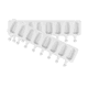 thumbnail image 1 of Molde De Silicon Reposteria Paleta Tipo Mini Magnum Blanco, 1 of 4