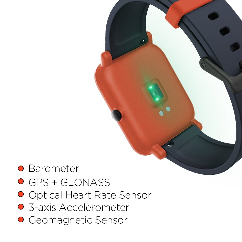 Amazfit bip hot sale heart rate a1608
