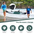 thumbnail image 5 of Sit-on-Top Fishing Kayak Boat With Fishing Rod Holders and Paddle, 5 of 7