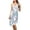 Grey, variant on Women's Sleeveless Chemise Nightgown Comfy Summer V Neck Sleepwear Floral Patterned Pajamas Dress Lace Asymmetric Nightdress Soft Lightweight Leopard Medium