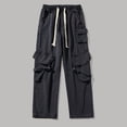 thumbnail image 2 of TIANZEN Casual Blend Cargo Pants With Multiple Pockets Comfortable Straight Leg Trousers For Daily Wear And Outdoor Activities Mens Sports Pants Men Stretch Pants, 2 of 5