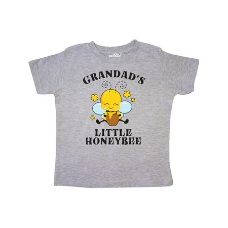 

Inktastic Cute Bee Grandad s Little Honeybee with Stars Gift Toddler Boy or Toddler Girl T-Shirt