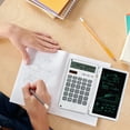 thumbnail image 1 of Calculadora científica con tableta de escritura Calculadora científica de ingeniería Pantalla LCD Adecuada para estudiantes, profesores y uso comercial Uso de batería y energía solar, 1 of 7
