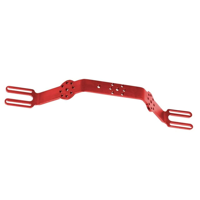 Adaptador Baoblaze Doble Bandeja de Buceo con Tornillos de Abrazadera Rojo