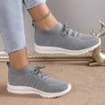 thumbnail image 2 of Sopiago Womens Walking Shoes Women's Running Shoes Lightweight Stylish Sneakers for Walking Gym and Jogging Breathable Fashionable Footwear Grey,39, 2 of 6