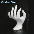 thumbnail image 2 of Hand Ring Holder, Hand Jewelry Holder Ring Display Stand Jewelry Display Heavy Base Decorative, White, 2 of 5