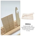 thumbnail image 4 of 1 Set Wood Weaving Loom Stick Set Beginners Weaving Loom Shuttle for Bracelet Bag Belt Camera Strap, 4 of 9