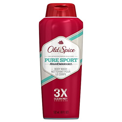 2 Pack - Old Spice High Endurance Body Wash, Pure Sport, 18 oz Each