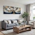 thumbnail image 3 of Large White Trees of Life Canvas Wall Art, Creative Trees Decor Painting Canvas Print for Living Room, Bedroom, Office Decorations, Gifts for Men, 3 of 7