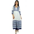 thumbnail image 3 of Bimba Women Anarkali Kurta Kurti Casual Tunic 3/4 Sleeve Ethnic Clothing, 3 of 6