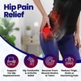 thumbnail image 2 of XIRQI Hip Brace, Adjustable Thigh Compression Sleeve, Hip Pain Groin Support Wrap Belt for Men Women Sciatica Pain Relief, Pulled Muscles Support, 2 of 13