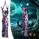 thumbnail image 1 of Decoración de Halloween, adornos de Halloween, regalos de Halloween, decoración del hogar, nuevo accesorio de decoración de terror fantasma colgante con sonido luminoso activado por voz para fiestas,, 1 of 9