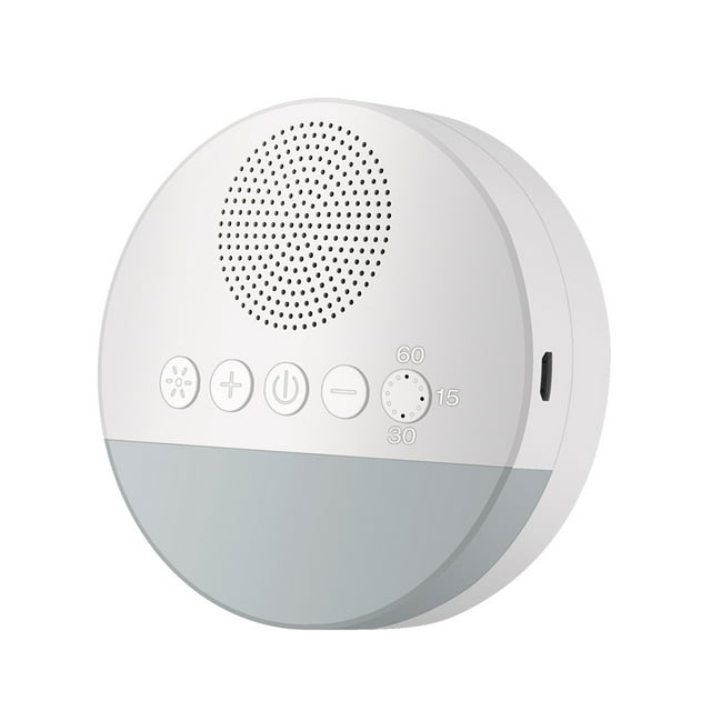 Máquina de ruido blanco Bebé Sueño Chupete Reproductor de sonido Luz nocturna Temporizador de apagado automático Reproductor de ruido blanco Scienceny EL5352-00B